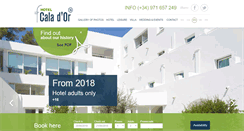 Desktop Screenshot of hotelcalador.com